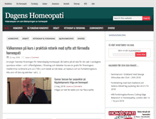 Tablet Screenshot of dagenshomeopati.se